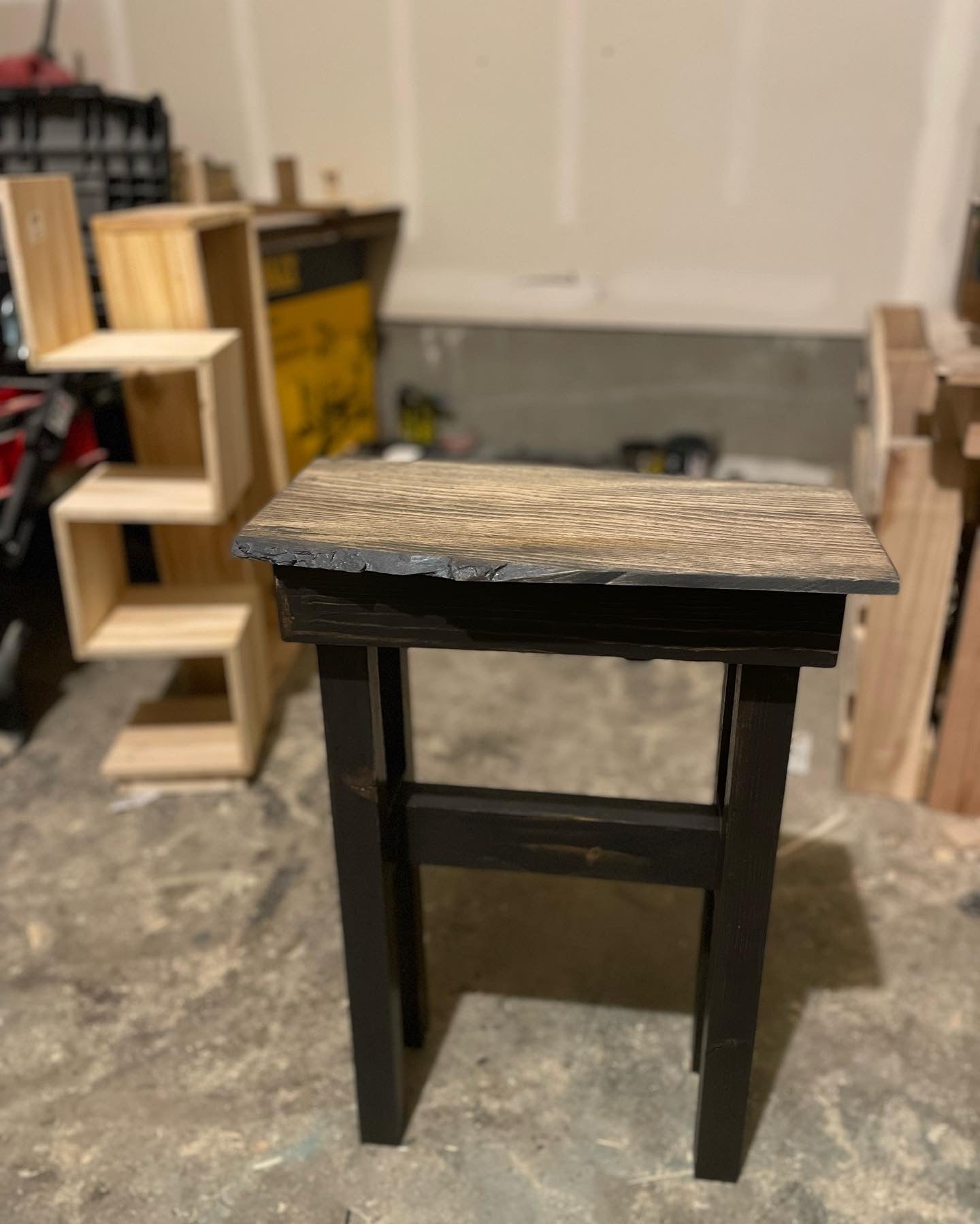 Custom Reclaimed Pallet Wood Barstool